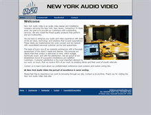 Tablet Screenshot of newyorkaudiovideo.com